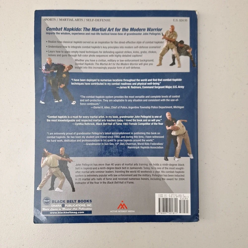 RARE Combat Hapkido: The Marial Art For The Modern Warrior, John Pellegrini Book